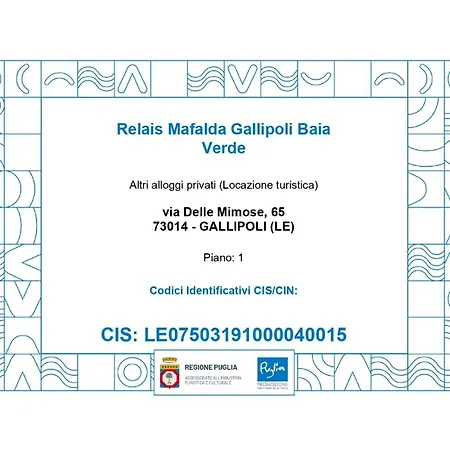 Relais Mafalda Baia Verde Guest house 3*